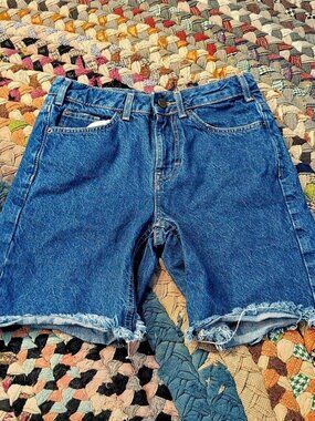 BDG Urban Outfitters Blue Denim Dad Shorts Size 25 #denim #summer